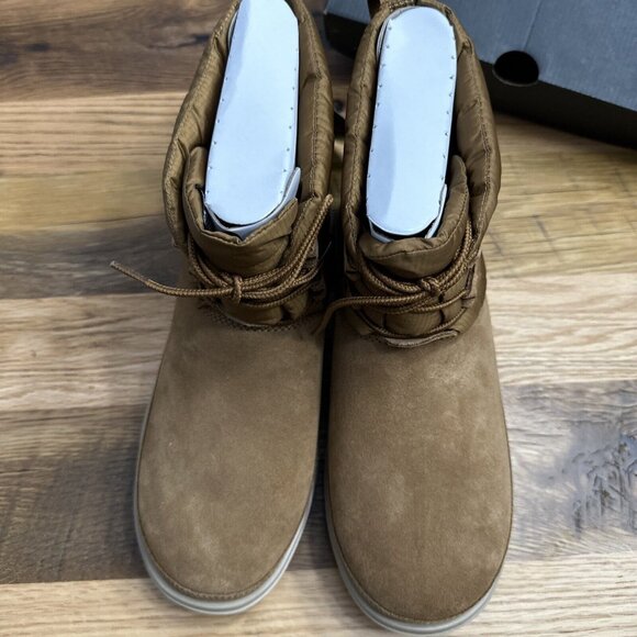 UGG womens NEW Classic Mini Lace Up Weather proof boots 9 Thinsulate - Picture 4 of 13